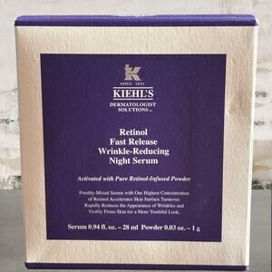 Kiehl's Fast Release Wrinkle Reducing Retinol Night Serum NIB